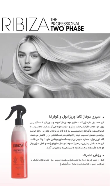 ريبيزا جديد دو فاز گامااوريزانول و گوارانا صورتي